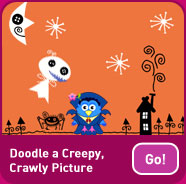 Doodle a halloween picture!