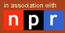 in association with NPR