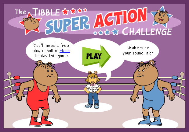 Play The Tibble's Super Action Challenge