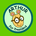Arthur for President wallpaper pattern