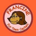 Francine for Team Captain wallpaper pattern