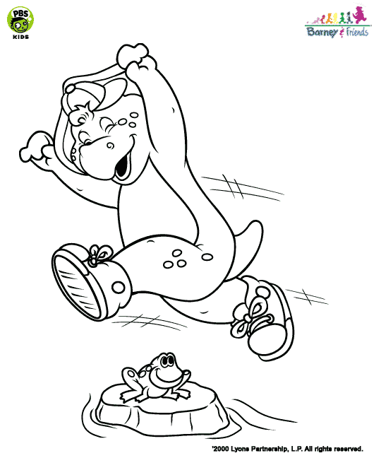 BJ jumps over a frog