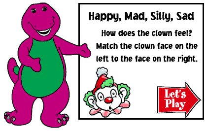 Instructions for Happy, Mad, Silly, Sad Game