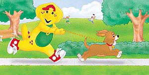 BJ runs with Scooter