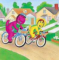 Barney and BJ leave for the park