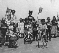 Children's roof playground at Ellis Island