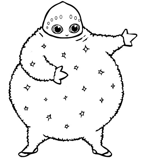 Print and Color Boohbah #1