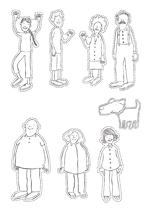 Print and Color Storyworld Characters