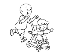 Caillou and Rosie