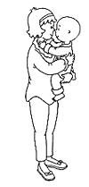 Mommy and Caillou