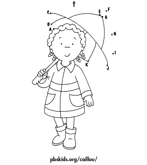 Clementine Under Her umbrella