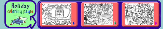 Holiday coloring pages