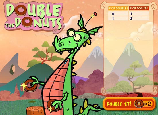 Two donuts.  Click the 'Double It' button to continue.