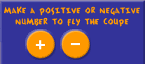 Make a positive or negative number to fly the coupe.