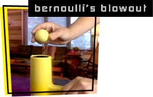 photo of a ping pong ball above a hairdryer
