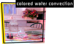 a photo of foil, food coloring, pencil, and jars