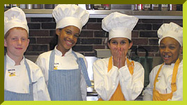 kids in chef hats from season 1