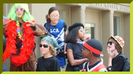 kids in zany costumes from season 3