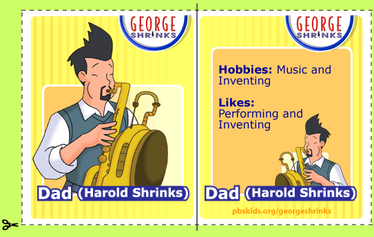 Dad's Trading Card