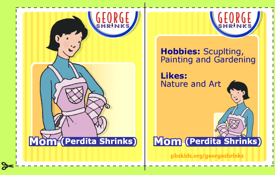 Mom's Trading Card