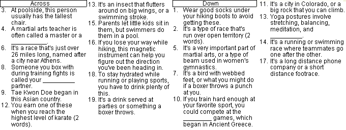 Clues