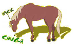 Sick horse