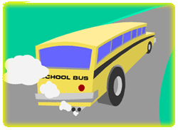 School bus leaving