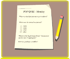 Pop quiz