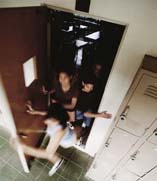 Coming out of classroom