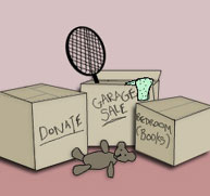 Packed boxes