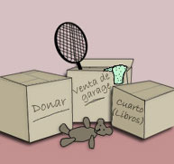 Packed boxes