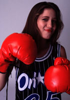 Girl boxer