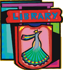 Library sign