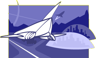 Astrojet landing