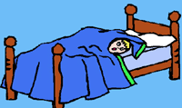 Boy in bed