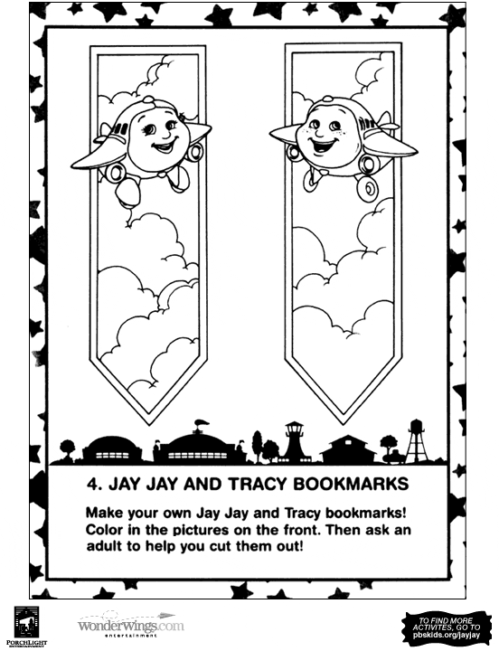 Jay Jay and Tracy bookmarks!