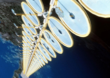 Picture of solar panels