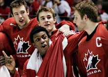 Photo of hockey team