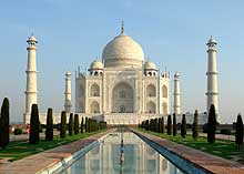 A photo of the Taj Mahal