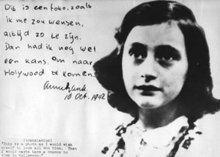 Photo of Anne Frank