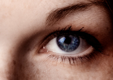 Photo of a blue eye