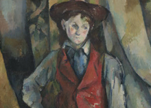Photo of Cezanne's Boy with Red Waistcoat