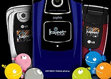 Three Kajeet cellphones