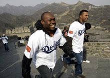 Photo of Dodgers in China