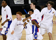 Photo of NCAA basketball players