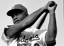 Baseball legend Jackie Robinson