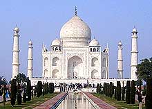 India's Taj Mahal monument