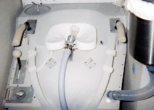 Photo of a NASA toilet
