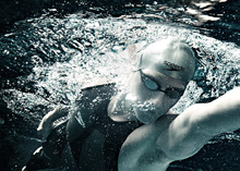 Photo of a swimmer