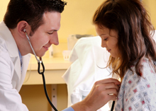 Photo of a doctor with girl